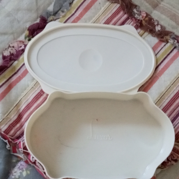 Vintage Celluloid Luxor Trinket Box & Lid Cameo Victorian - Picture 2 of 3